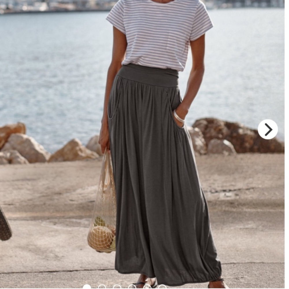 Garnet Hill Favorite Maxi Knit Skirt